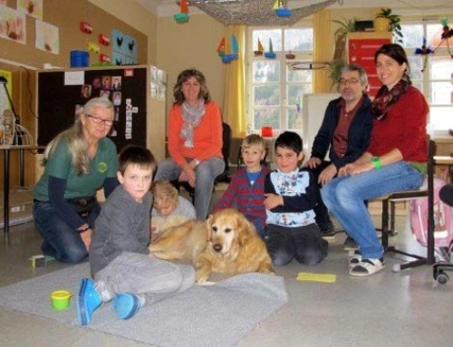 Hund in Volksschule